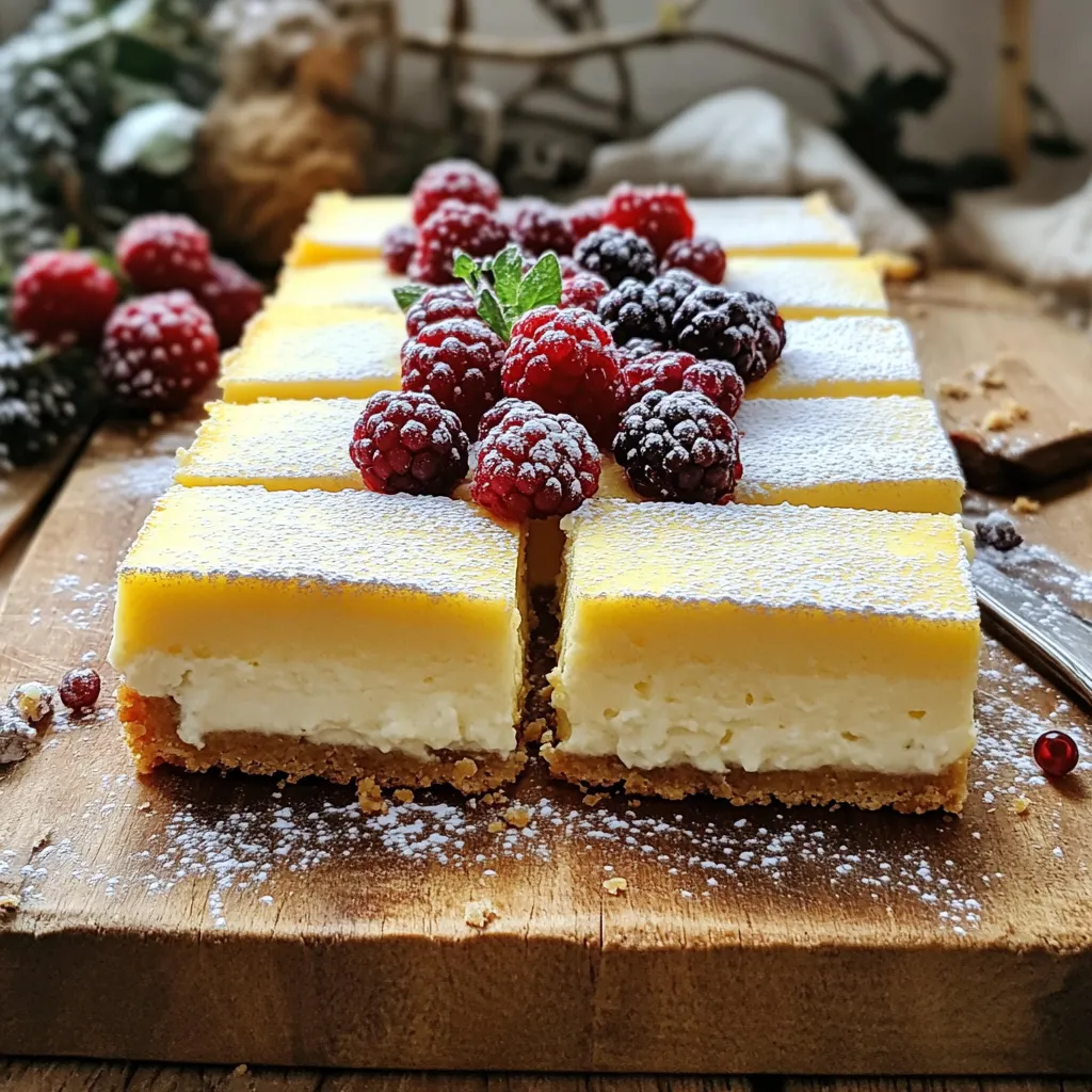 Simple & Creamy Baked Cottage Cheese Cheesecake Bars Recipe